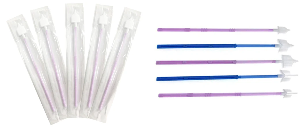 Hospital Female Hpv Cytology Cervical Sample Collector Vagina Sampling Brush