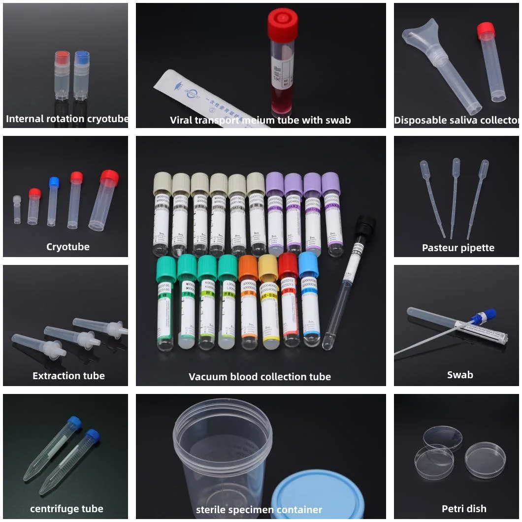 PP Unrecycled Taizhou Plastic Gum Bottle Medical Cryovial Viral Sample Transport Vial