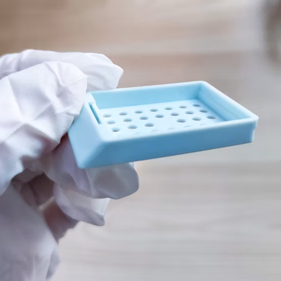  조직학을 위한 고품질 소모품.  힌지 디자인의 내장형 카세트